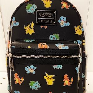 Loungefly Pokemon Starters Backpack New With Tags!